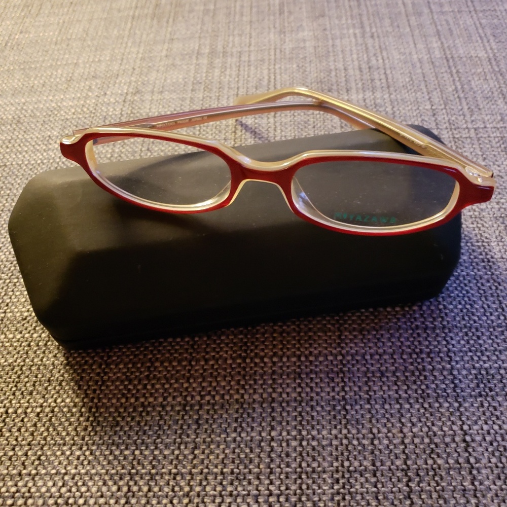 NWOT RED MYAZAWA FRAMES